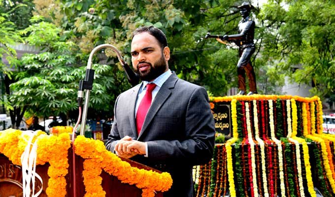 speaking on the occasion of Flag Day