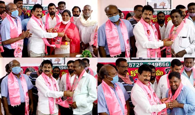Several Congress leaders who joined the TRS