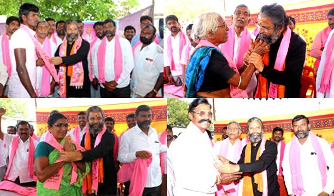 Activists joining the TRS party