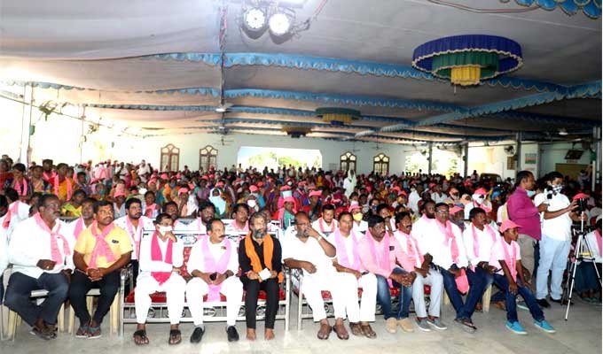 Beneficiaries participating in the Spiritual Assembly